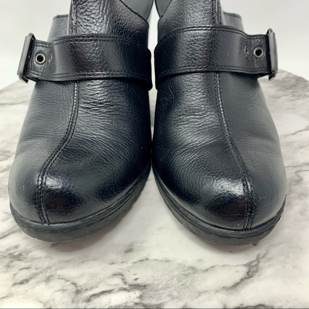 Bolo by Born Buckle Leather Chunky Comfort Clog Mules 9   Classic Bohemian Comfy - Picture 10 of 16
